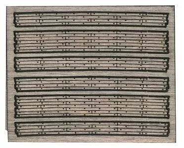 GCLaser 51294 Z Scale 490mm Radius Curved Grade Crossing -- Kit