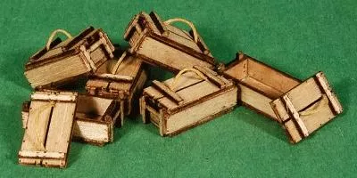 GCLaser 91012 All Scale Wood Crates Kit — #2 pkg(6) 9/16 x 5/16 x 1/4″