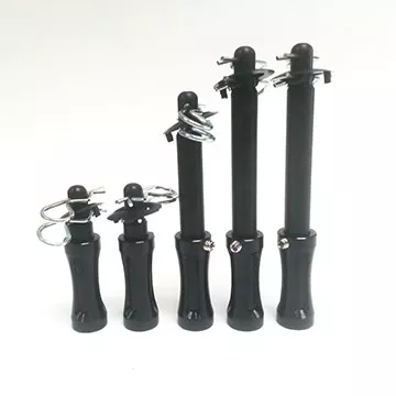 GFR-1040BK Clip-On Body Posts-Alum. Base/ Delrin Post- Black (GFRP)
