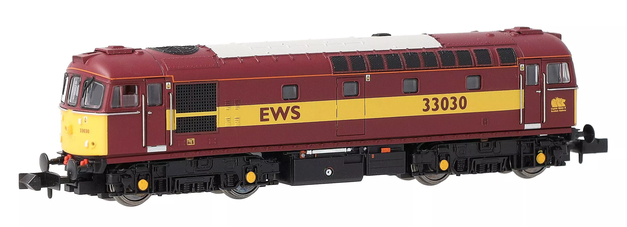 GM2210603 Class 33 030 EWS Red/Gold Diesel Locomotive
