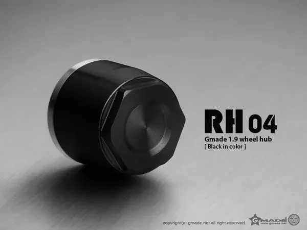 Gmade 70144 1.9″ RH01 Beadlock Wheel Hubs Black