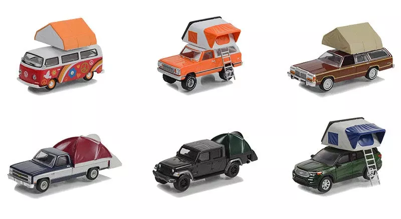 Greenlight 38030-CASE 1/64 Scale The Great Outdoors Series 2