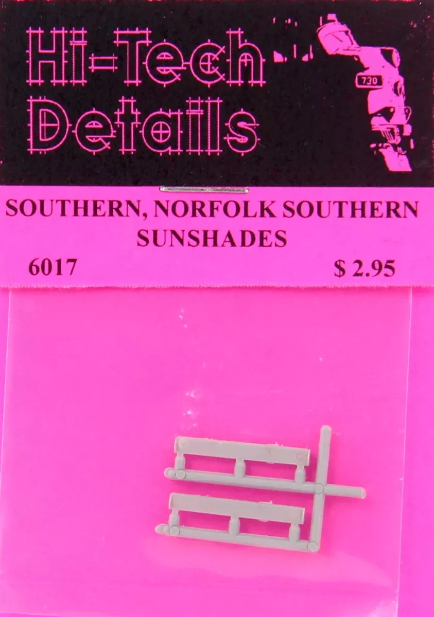 Hi-Tech Details HO 6017 Sunshades, Southern and Norfolk Southern