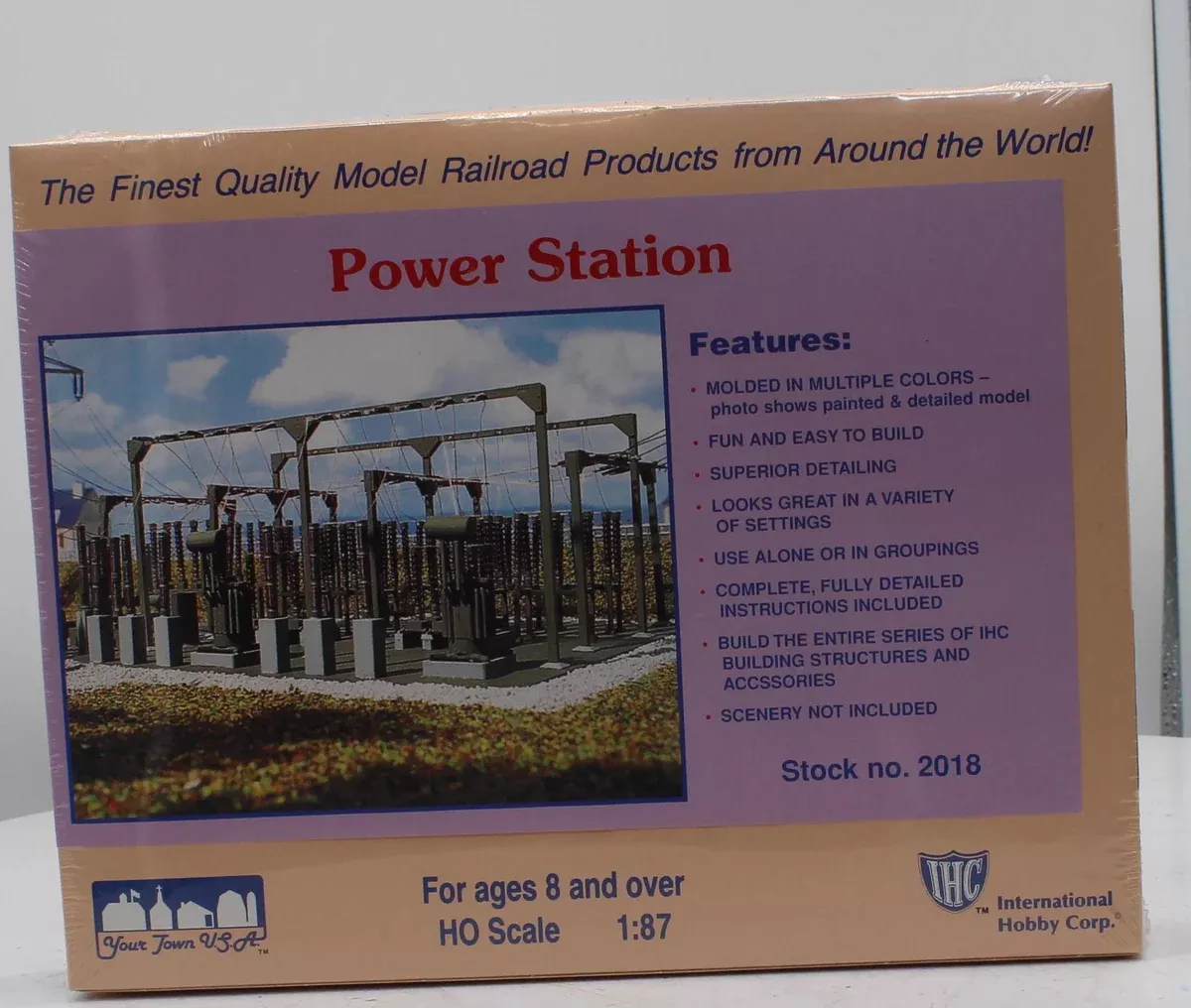 IHC 2018 HO Scale Power Station Building Kit NEW