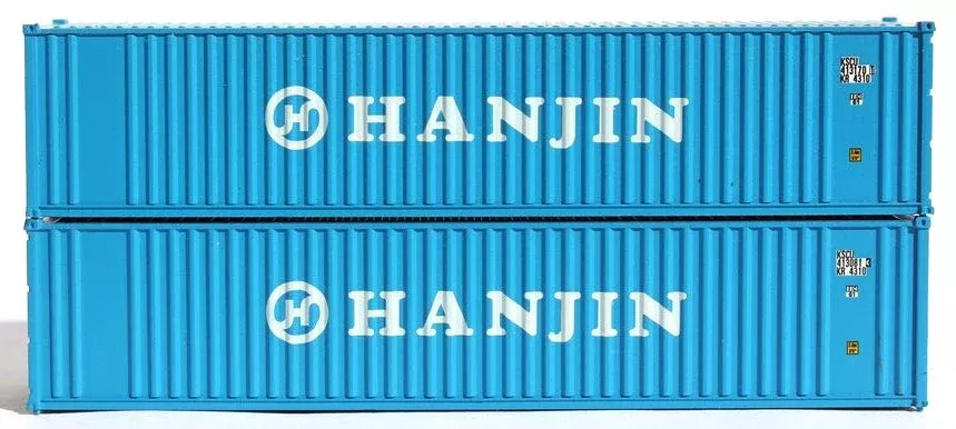 Jacksonville Terminal Company N 405520 40' Standard Height Containers with Magnetic System, Hanjin (2)