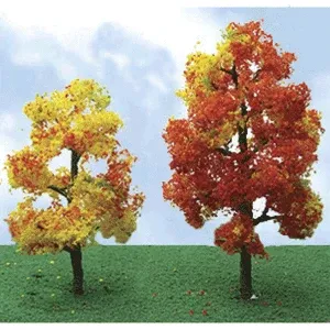 JTT Scenery Products N 05 92220 Sycamore Autumn Trees, Pro Elite, 2-1/4, 2-1/2" 5.7,, 6.3cm (4)