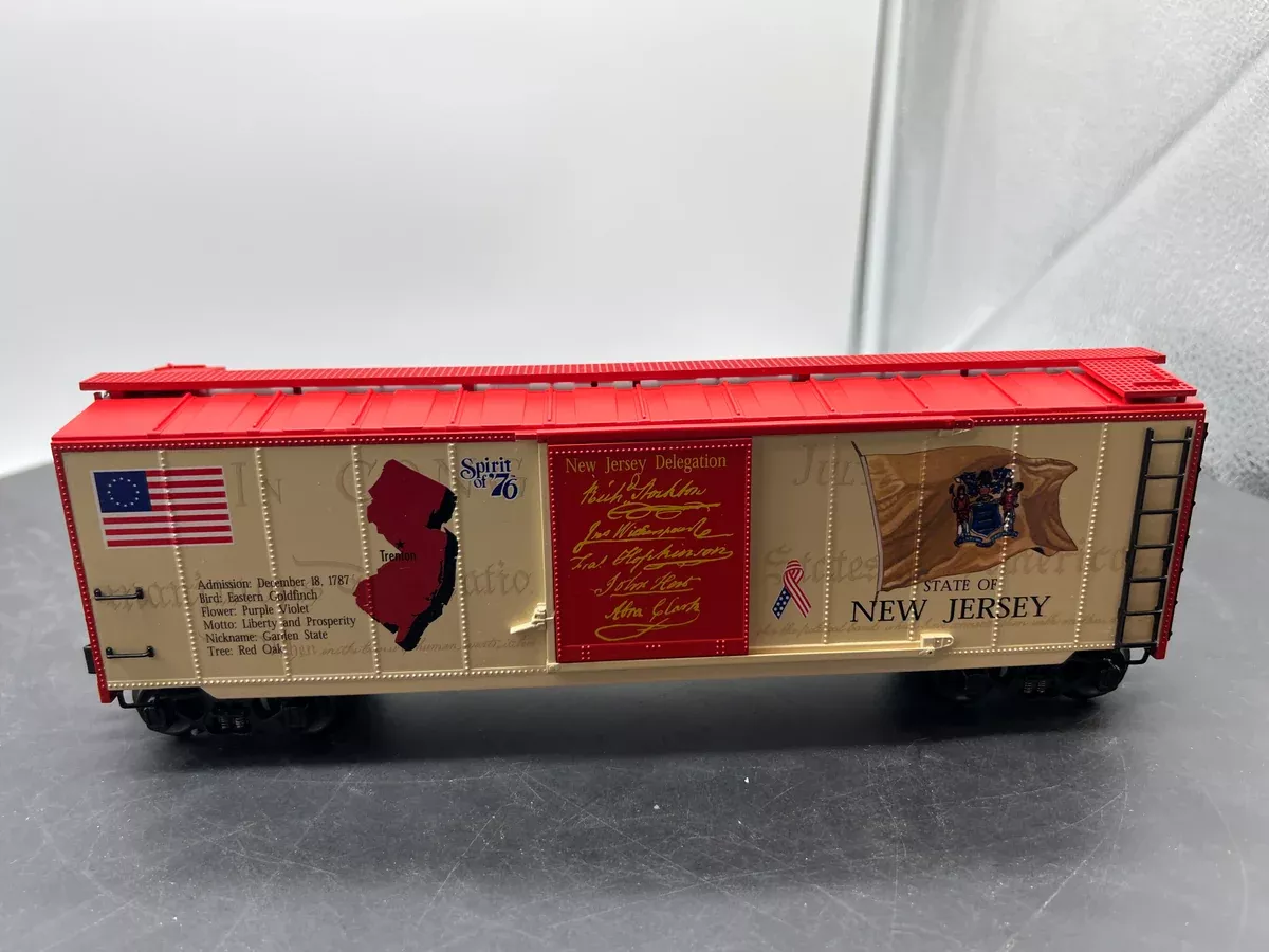 K-Line k761-7603 Spirit of 76 New Jersey State BoxcarO SCALE Like New