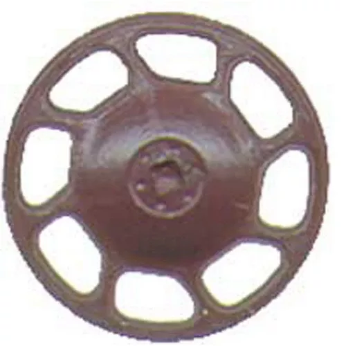 Kadee 2023 HO Universal Brake Wheels in Dark Boxcar Red