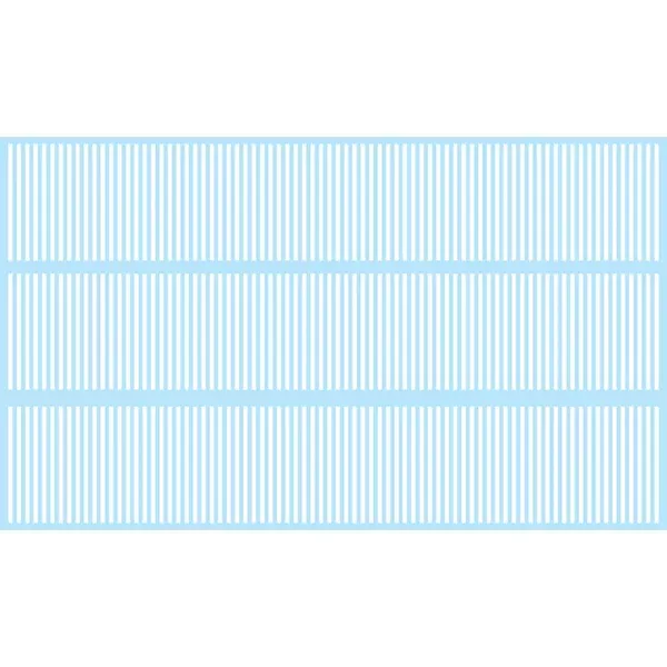 KD-3122 – #3122 Street Decal – Dash White Lines (HO Scale)