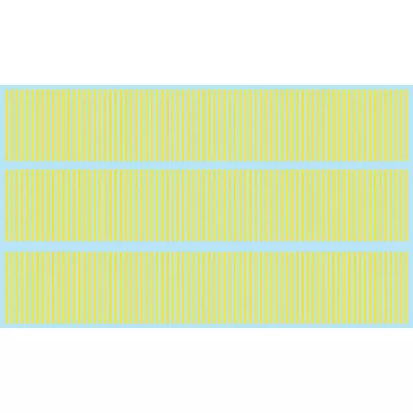 KD-3123 – #3123 Street Decal – Dash Yellow Lines (HO Scale)