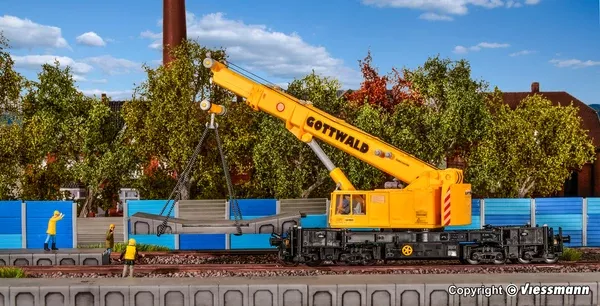 Kibri - 16000 - Telescopic Crane GOTTWALD GS 100.06 T Kit (HO Scale)