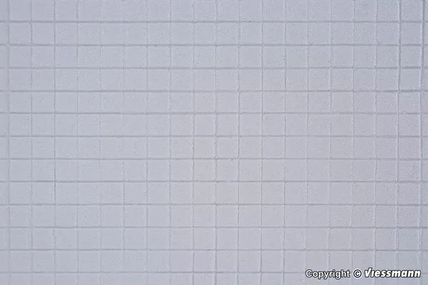 Kibri - 34123 - Sidewalk - Rounded and Rectangular - 20 x 12 cm (HO Scale)