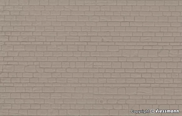 Kibri - 34146 - Wall Plate Sections - Dressed Stone - 20 x 12 cm (HO Scale)