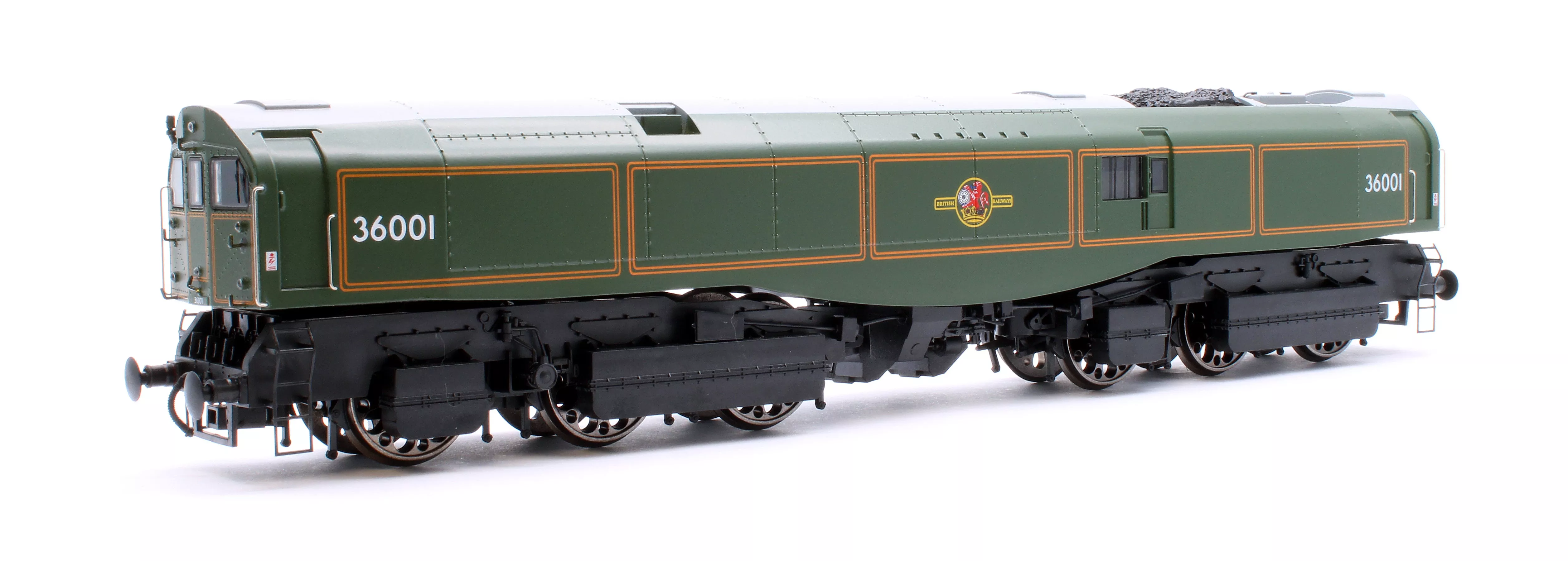 LEAD-OO-S-GREEN SR Bulleid “The Leader” BR Green (Late Crest) 0-6-6-0 Articulated Steam Locomotive – DCC Sound