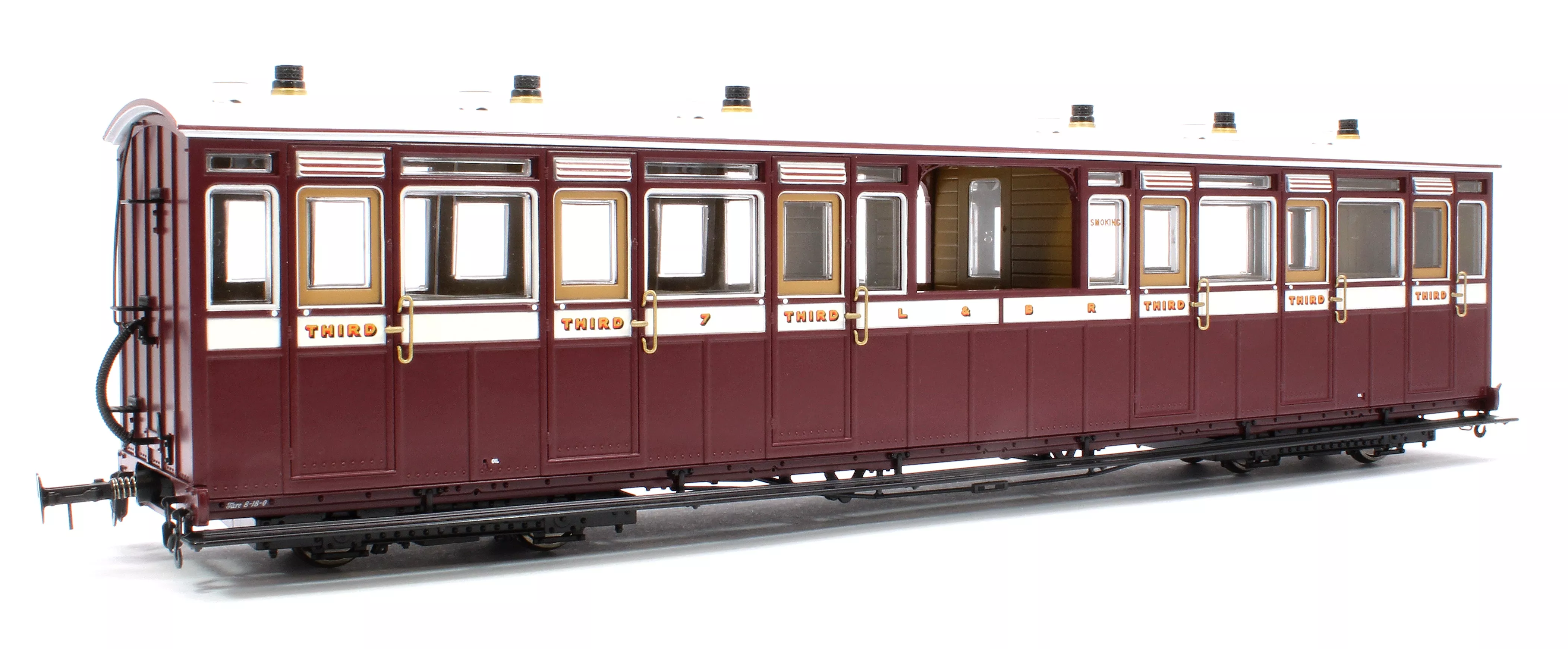 LHT-7NP-001D Lynton & Barnstaple Open 3rd Red/Ivory No.7 1902-1922 – DCC Fitted