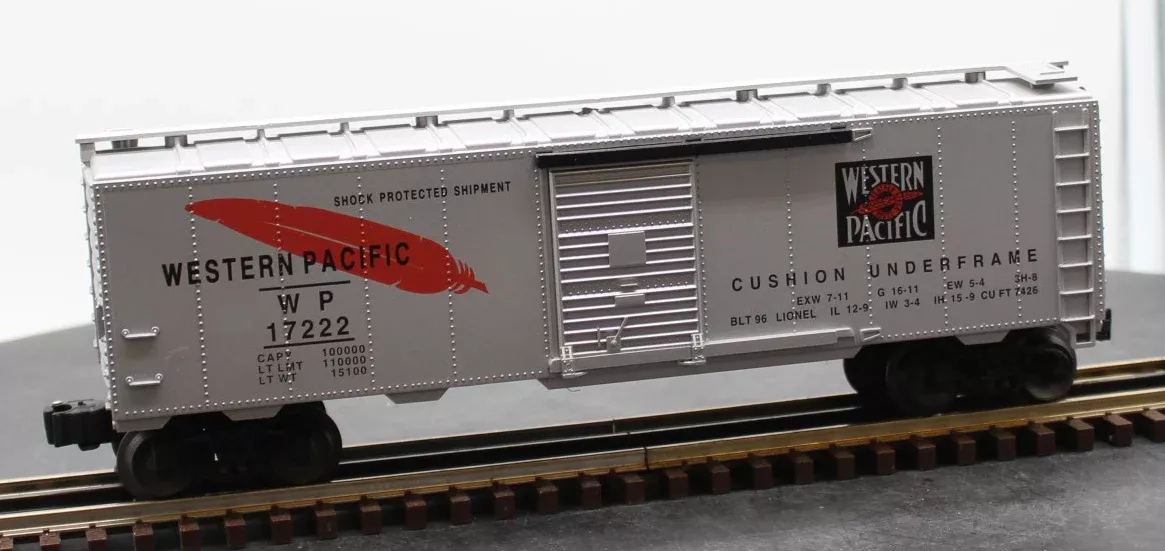 Lionel 6-17222 Western Pacific Standard O Boxcar Like New