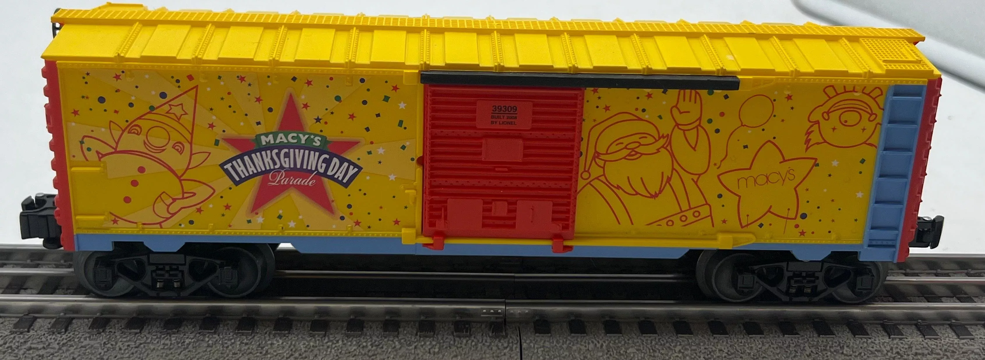 Lionel 6-39309 Macy's 2008 Boxcar O SCALE Like New