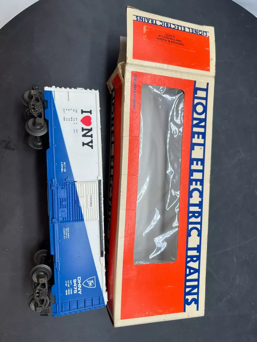 Lionel 6-9475 Delaware and Hudson, New York boxcar I love NYO SCALE Like New