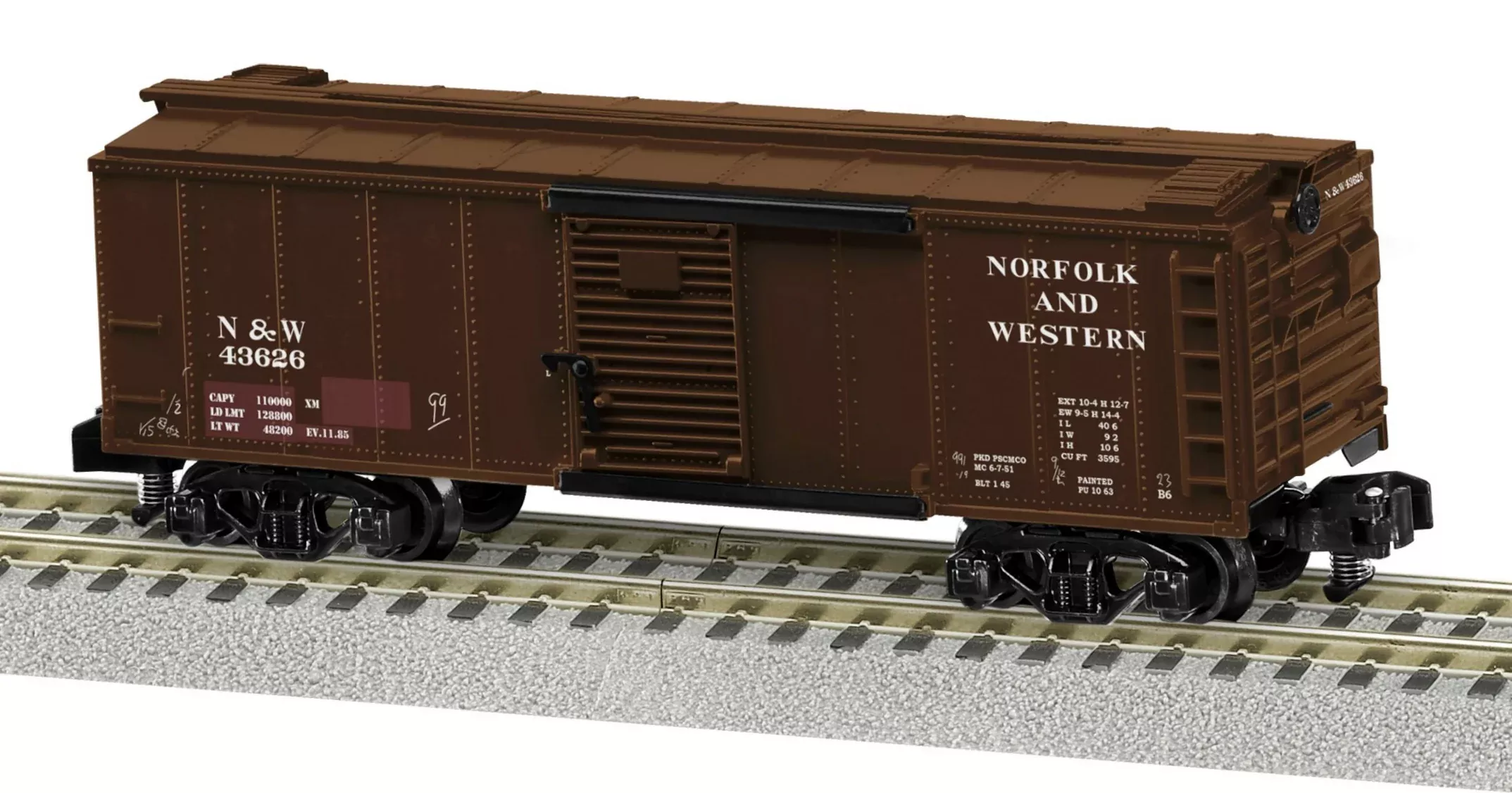 Lionel S 2219122 American Flyer Box Car, Norfolk and Western #43759