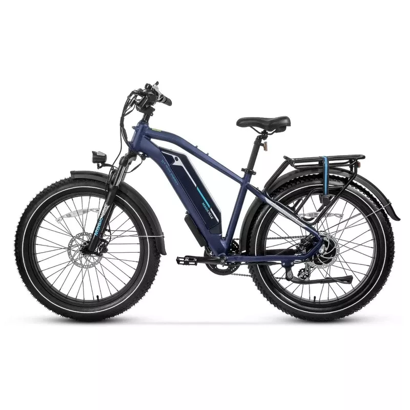 Magicycle 52V 20Ah Cruiser Pro Step-Over or Step-Thru Electric Mountain Fat Tire Bike – 100% Financing Available! Step Over Midnight Blue