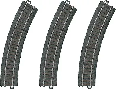 Marklin 20130 HO 3-Rail R1 C Track (Pack of 3) Curved Sections 4-3/16" 36cm