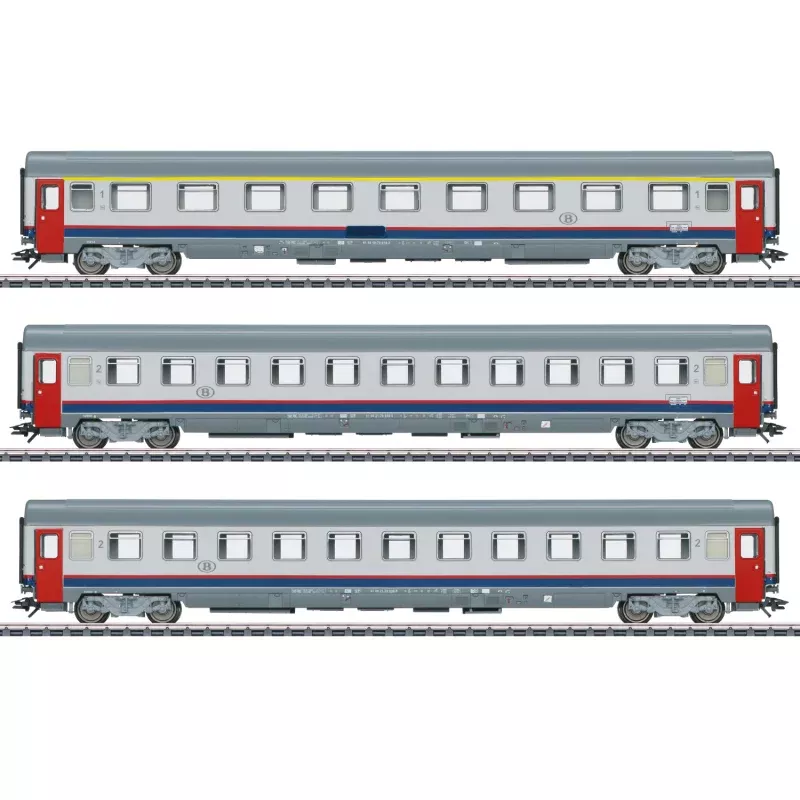 Marklin HO 43523 EC 90 Vauban Express Train Passenger Car Set Summer 2023