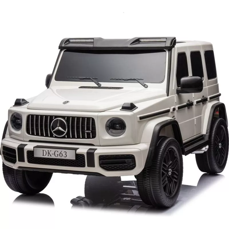 Mercedes G-Wagon 24V 4×4 2-Seater Ride on Car – White