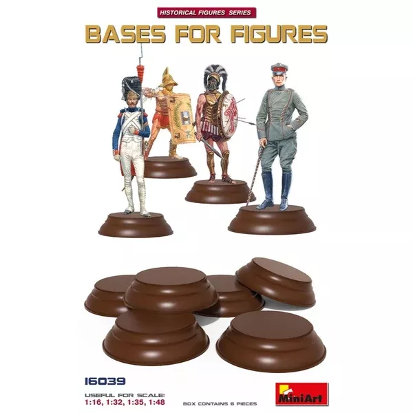 MiniArt 16039 Bases for Figures 1/16 1/32 1/35 and 1/48