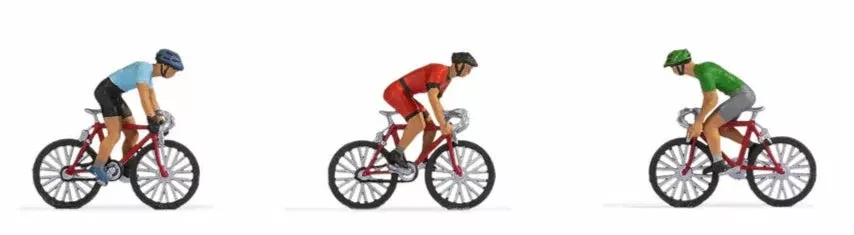 N15897 Racing Cyclists (3) Figure Set