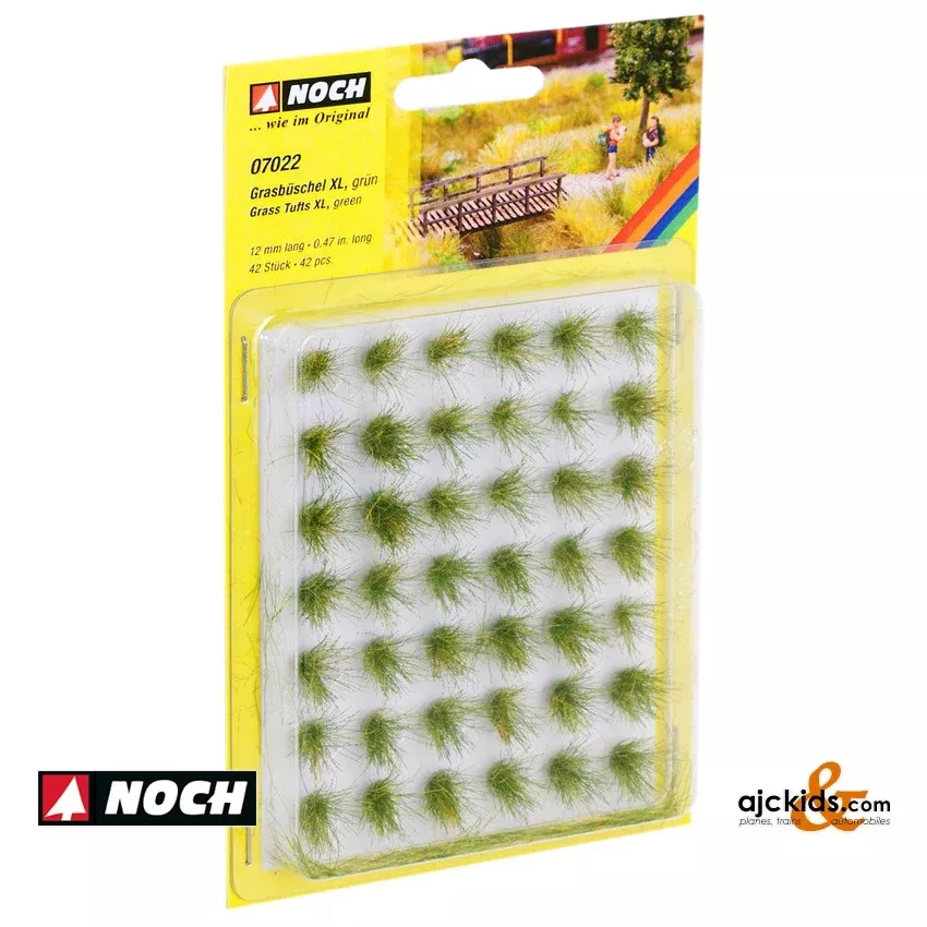 Noch 07022 - Grass Tufts XL Green 42 Pcs