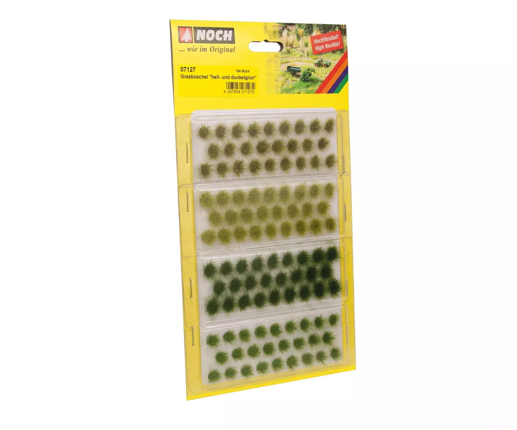 Noch 07127 HO, N, Z Grass Tufts “light and dark green”