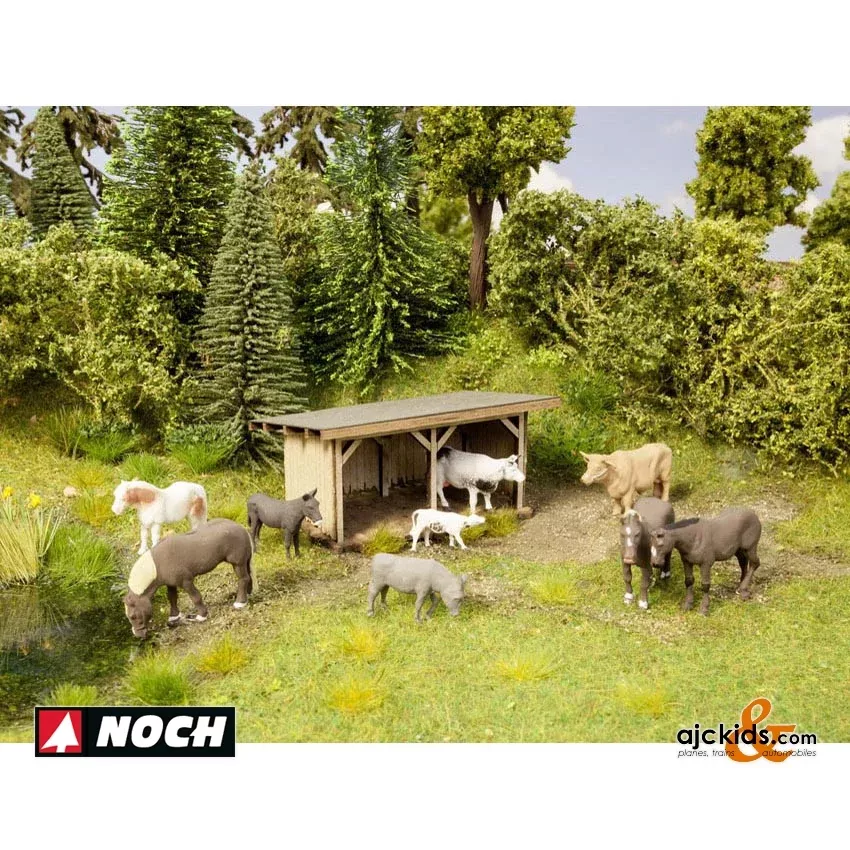 Noch 12042 - Cattle Shelter Scene