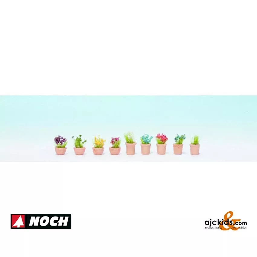 Noch 14084 – Ornamental Plants #6 (9 pieces)