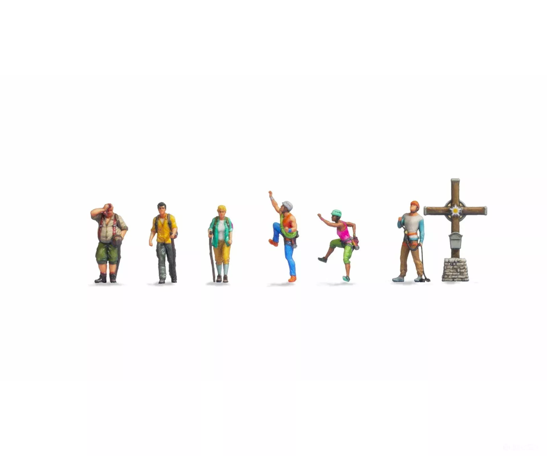 Noch 35820 N Mountain Hikers with Cross