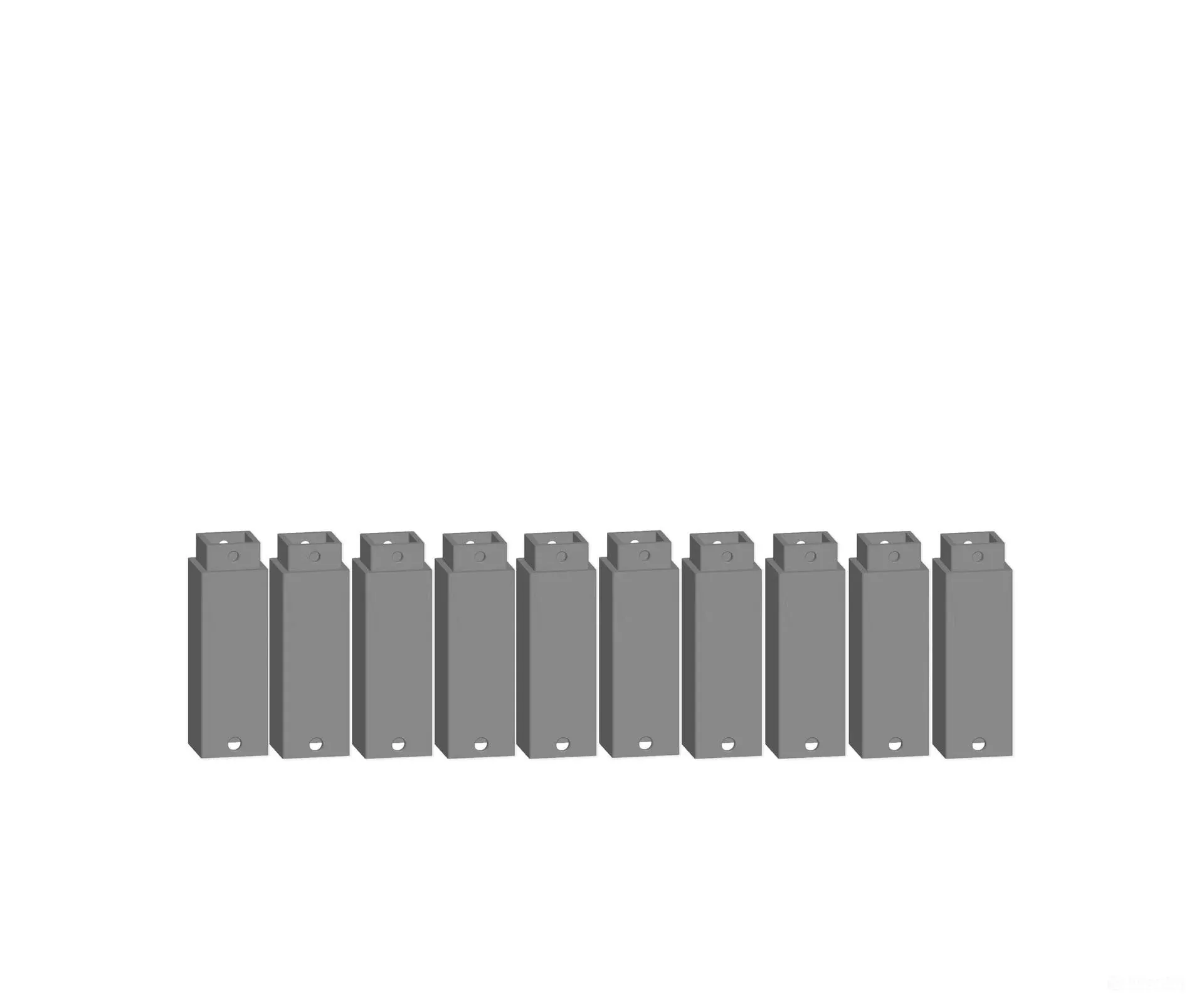 Noch 53906 HO, N easy TRACK Pillar Element, 43,5 mm