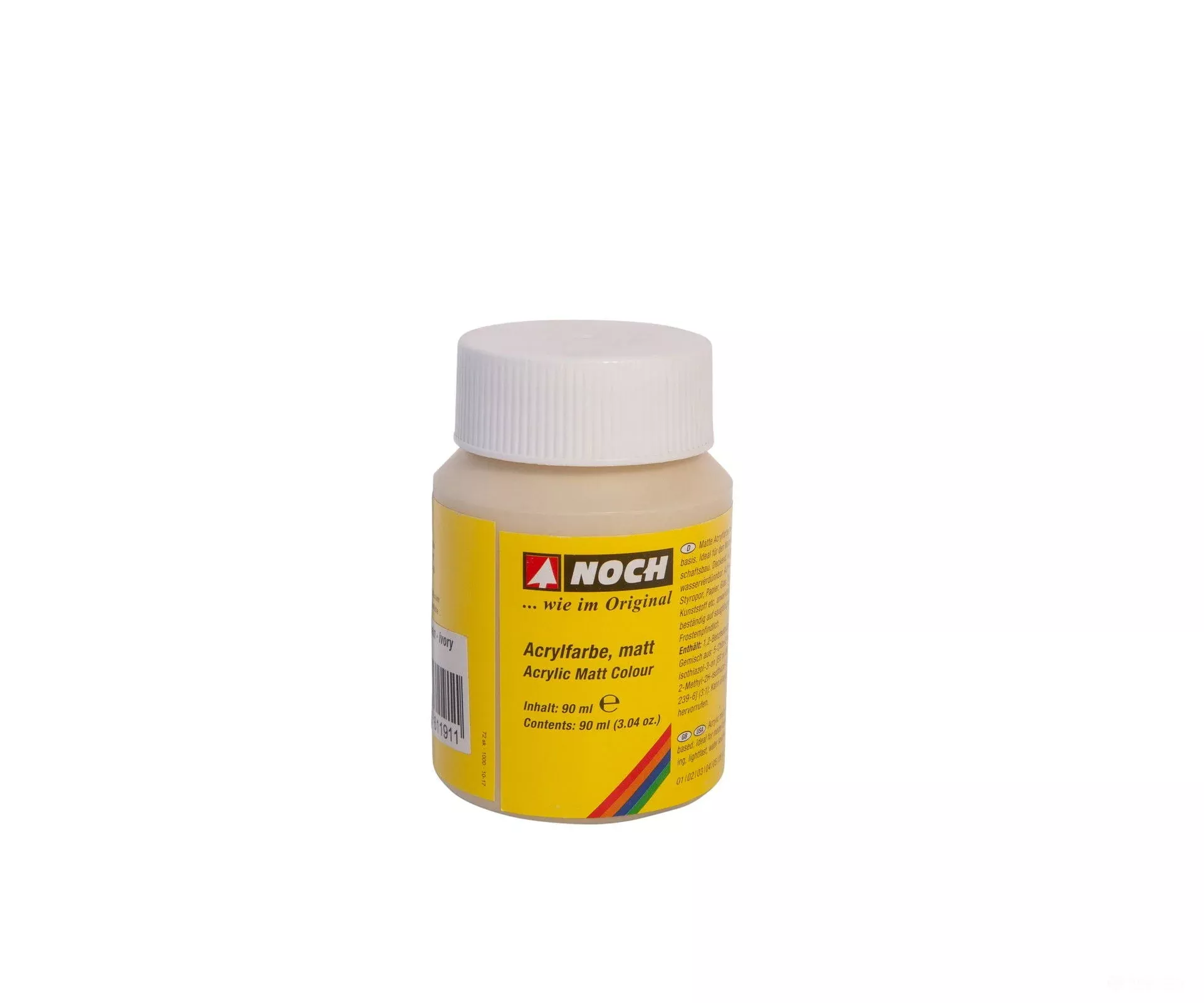 Noch 61191 HO, N, Z Acrylic Paint, Matte, Ivory