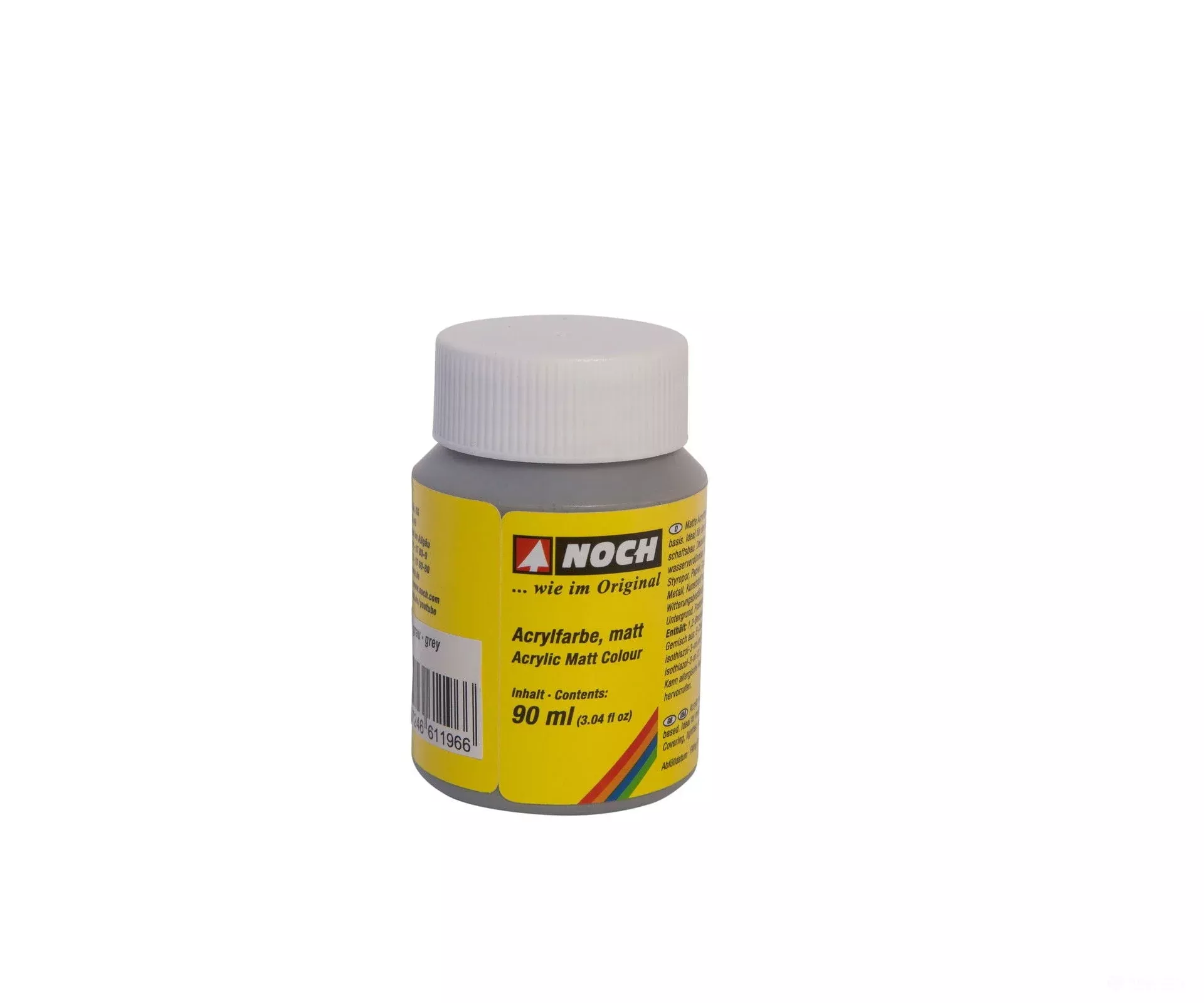Noch 61197 HO, N, Z Acrylic Paint, Matte, Black