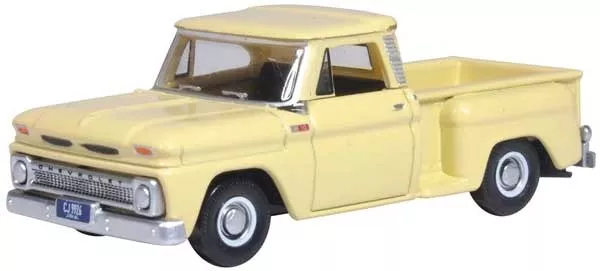 Oxford Diecast 87CP65007 Chev Stepside Pickup 1965 - Yellow