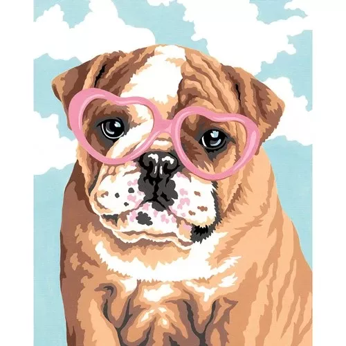 Paint Works Paint by Number 91693 Dog Love 8 X 10