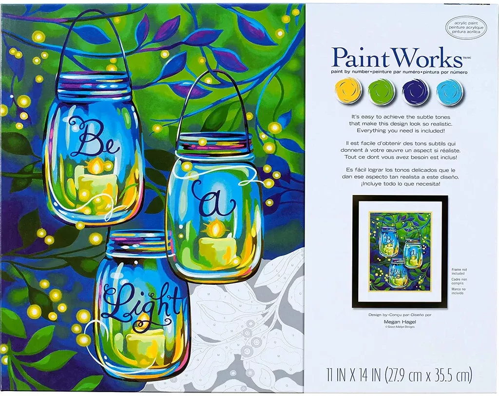 Paint Works Paint by Number 91774 Be A Light