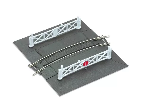 Peco – ST-266 – Curved Level Crossing – 1st Radius (HO Scale)