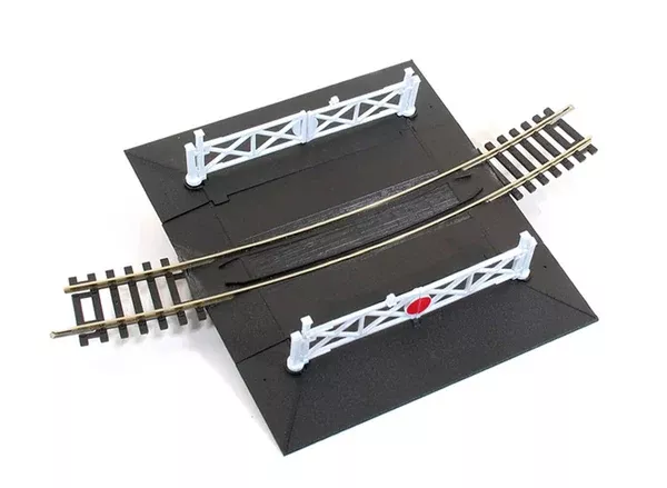Peco – ST-267 – Curved Level Crossing – 4th Radius (HO Scale)