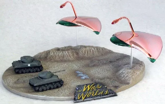 Pegasus Hobbies 9002 1/144 War of the Worlds: War Machines vs Sherman Tanks Attack Diorama