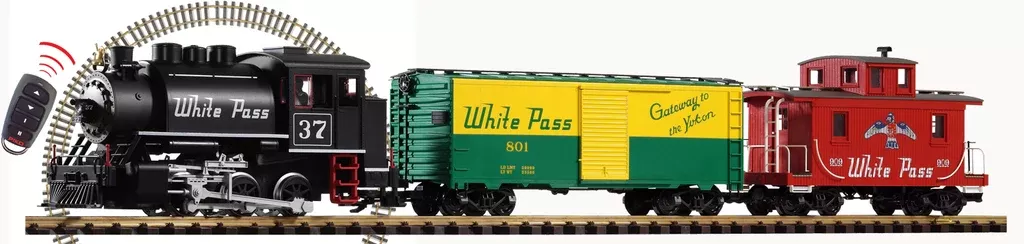 Piko 38109 G Scale WP&YR Freight R/C Starter Set w/Sound
