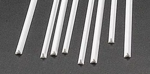 Plastruct 90563 3/32″ x 15″ x 3/32″ Styrene Tee (Pack of 8)