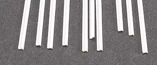 Plastruct 90591 0.039″ x 10″ x 1/16″ Styrene Zee Bar (Pack of 10)