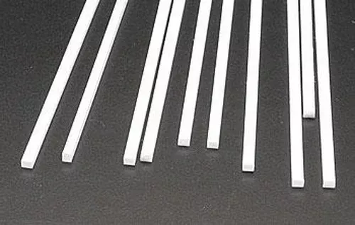Plastruct 90776 .125″ x 10″ x 0.100″ Styrene Strip (Pack of 10)