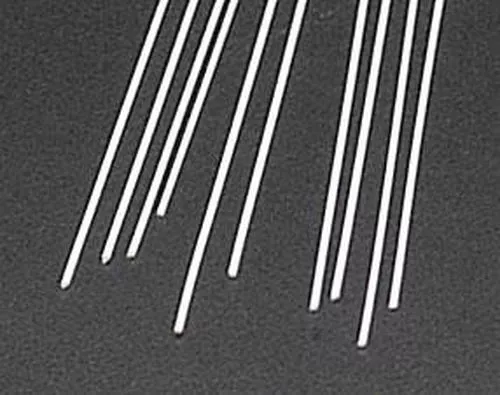Plastruct 90852 .025″ x 10″ Round Styrene Rod (Pack of 10)