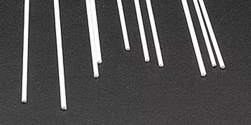 Plastruct 90875 .080″ x 10″ Hexagonal Styrene Rod (Pack of 10)