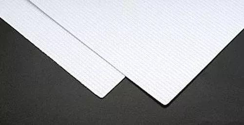 Plastruct 91539 12″ x 1/8″ x 7″ Square Tile Sheet (Pack of 2)